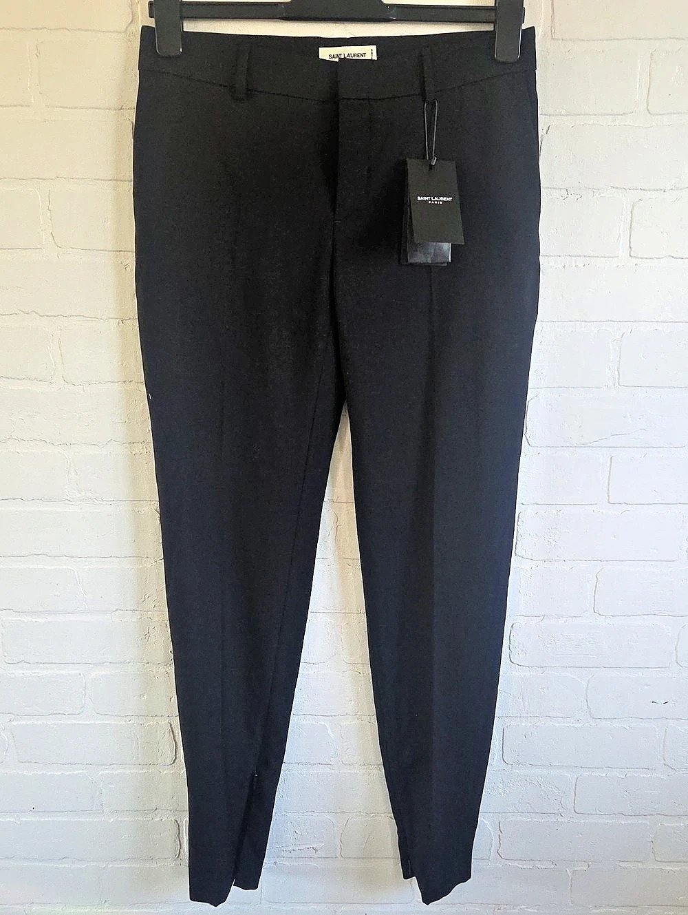 Saint Laurent Ankle Zip Trousers NWT